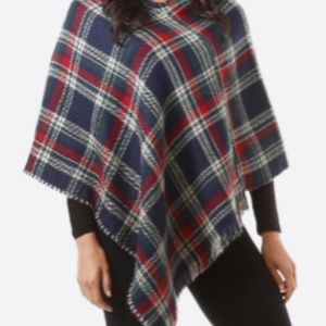 Plaid Poncho